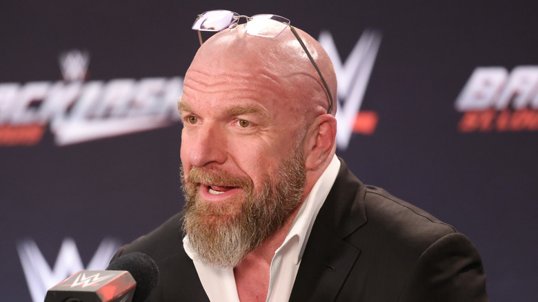 Triple H, all smiles and sunshine