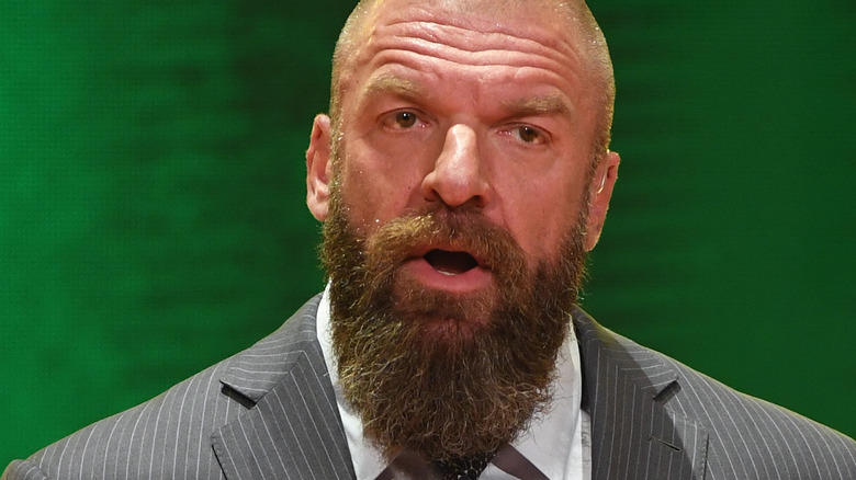 Triple H speaking