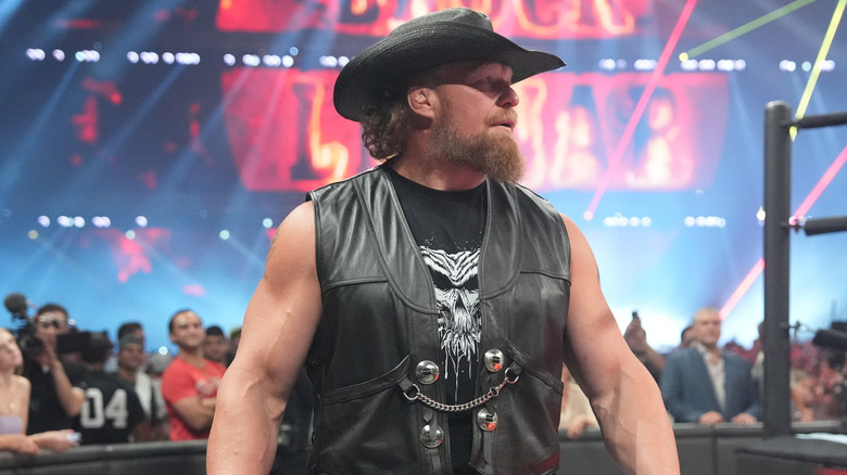 Brock Lesnar in the ring