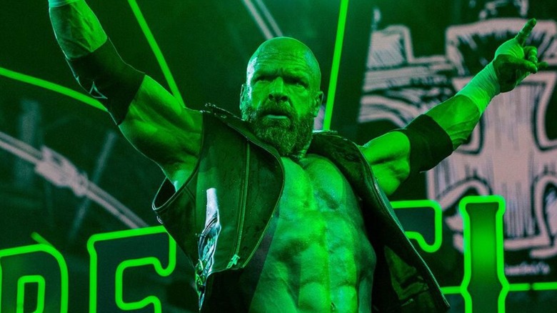 Triple H makes entrance at WrestleMania 34