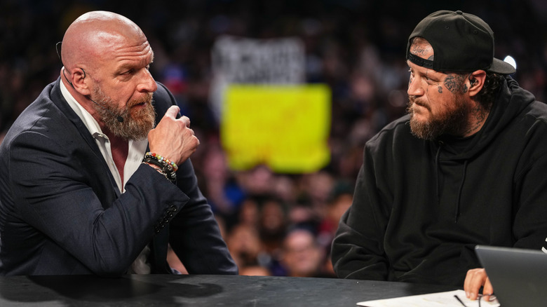 Triple H looking at Jelly Roll