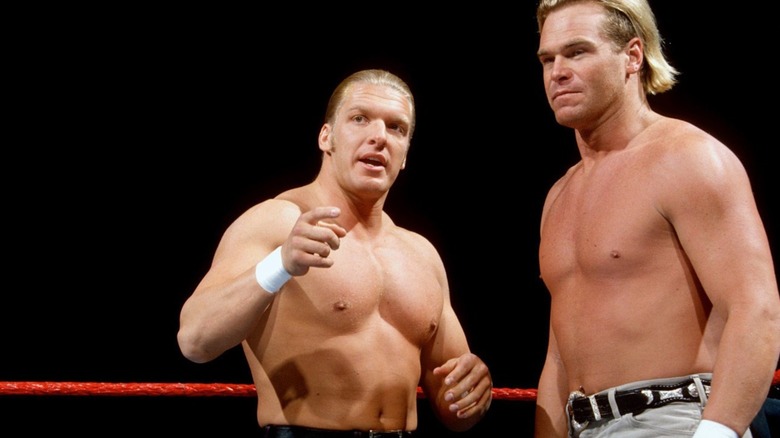 Hunter Hearst Helmsley and Billy Gunn