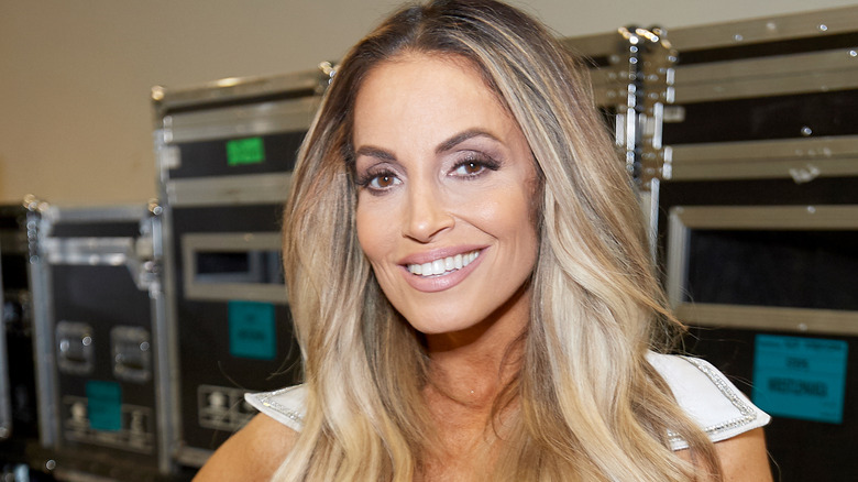 Trish Stratus posing