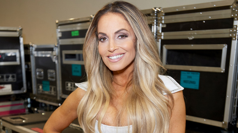 Trish Stratus smiling