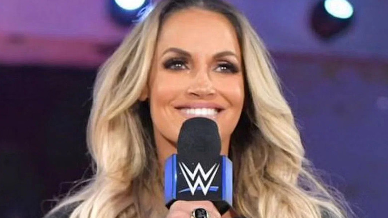 Trish Stratus addresses the WWE Universe