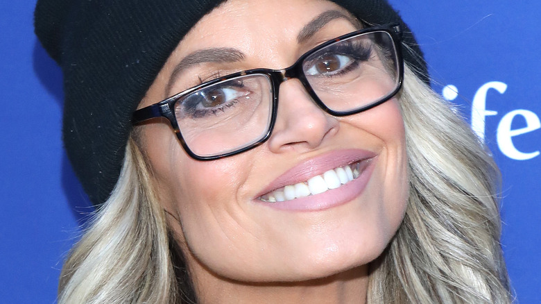 Trish Stratus smiling