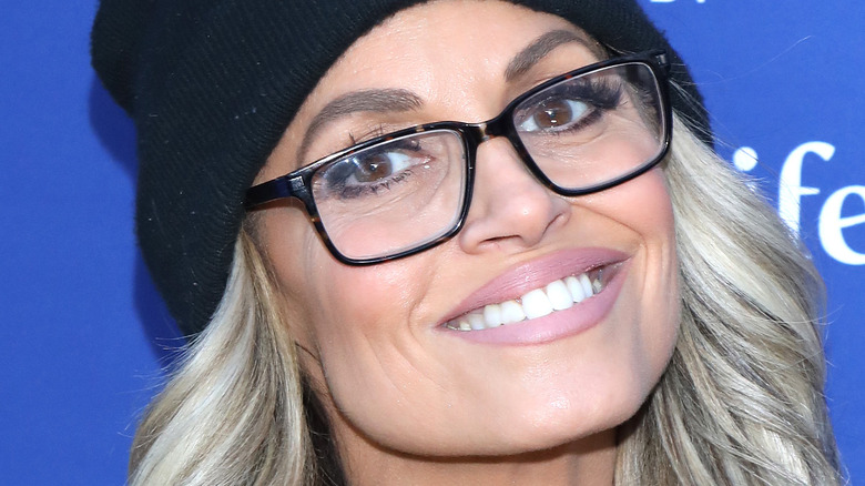 Trish Stratus Attends A Promotional Event