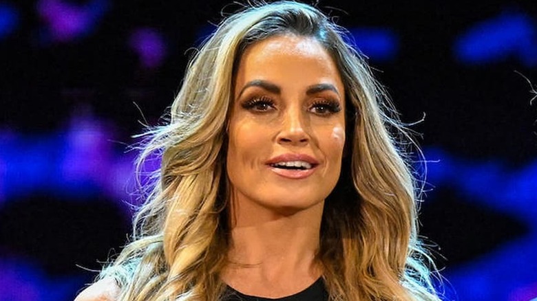 Trish Stratus smiling