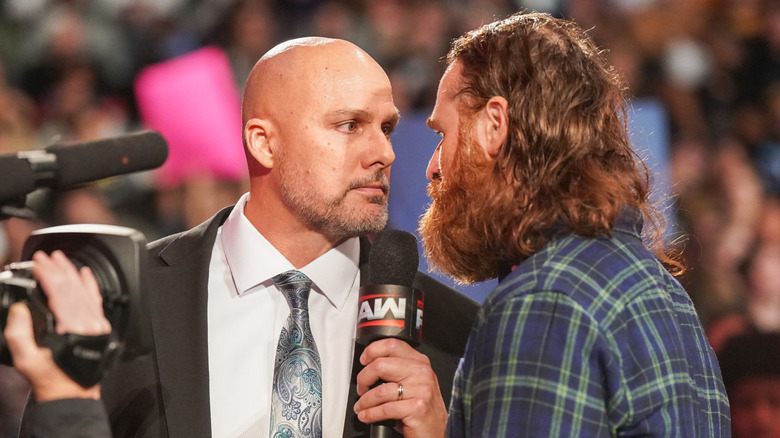 Adam Pearce and Sami Zayn