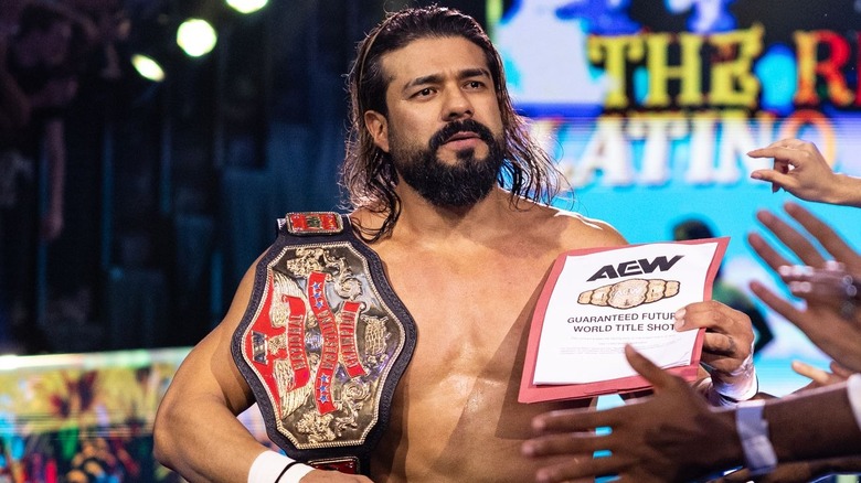 Andrade El Idolo at AEW Grand Slam France