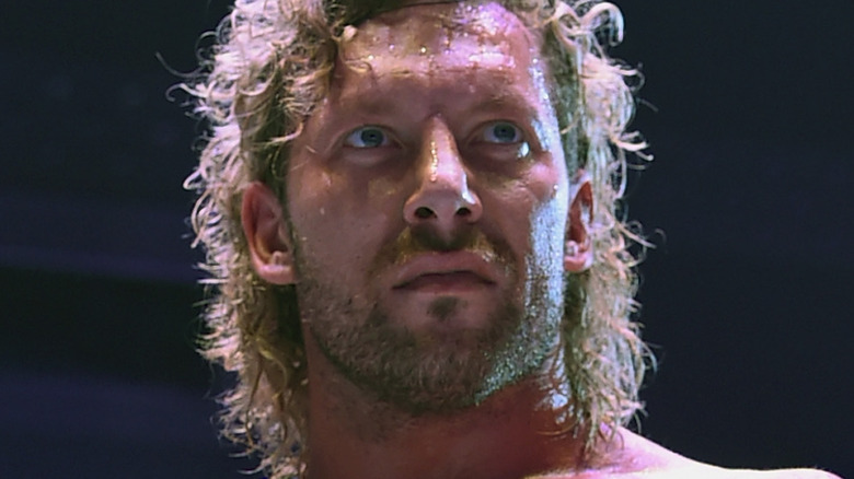 Kenny Omega sweating