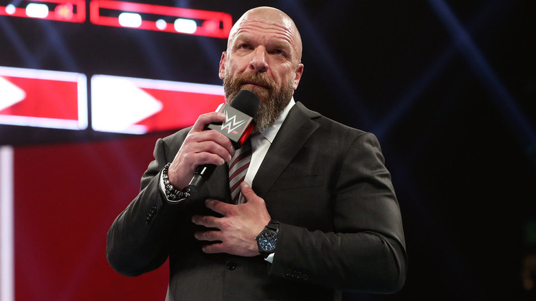 WWE CCO Triple H, thinking of all the merch sales