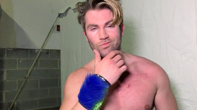 Tyler Breeze backstage