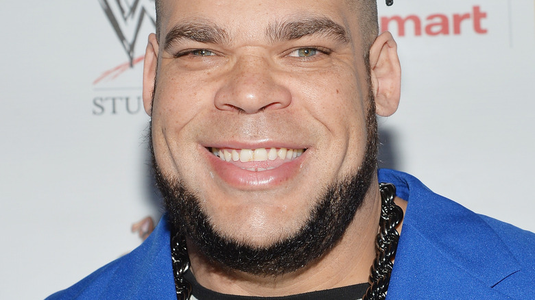 NWA's Tyrus smiling