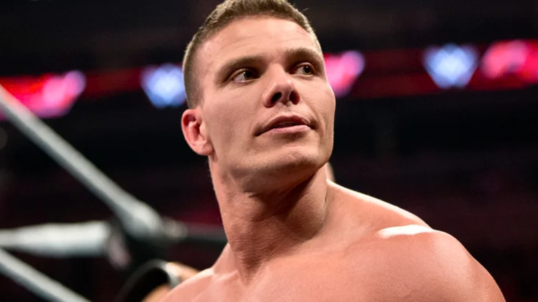 Tyson Kidd looking over his shoulder