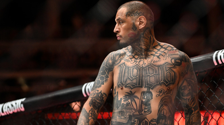 Daniel Rodriguez in the Octagon