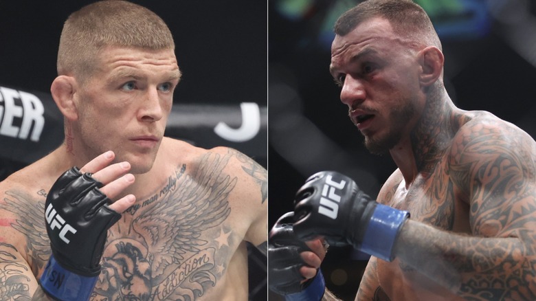 Chris Duncan [Left] and Renato Moicano [Right]