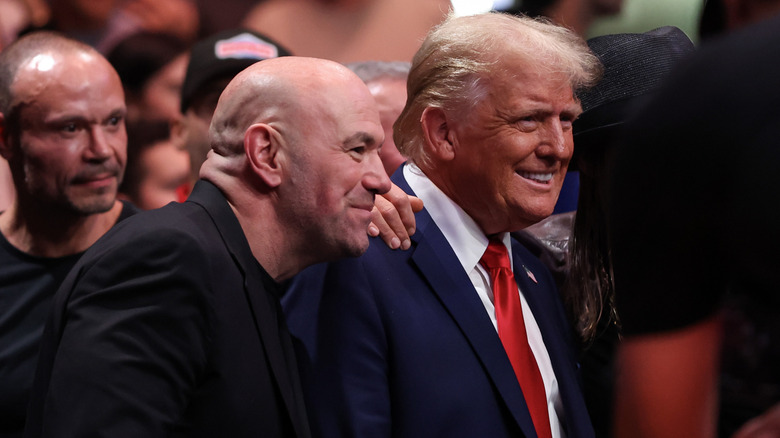 UFC President Dana White and President Donald Trump
