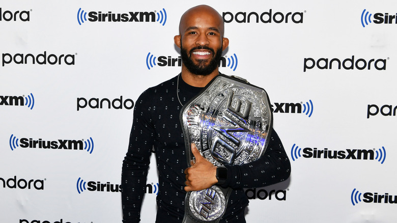 Demetrious Johnson with the ONE Flyweight Championship