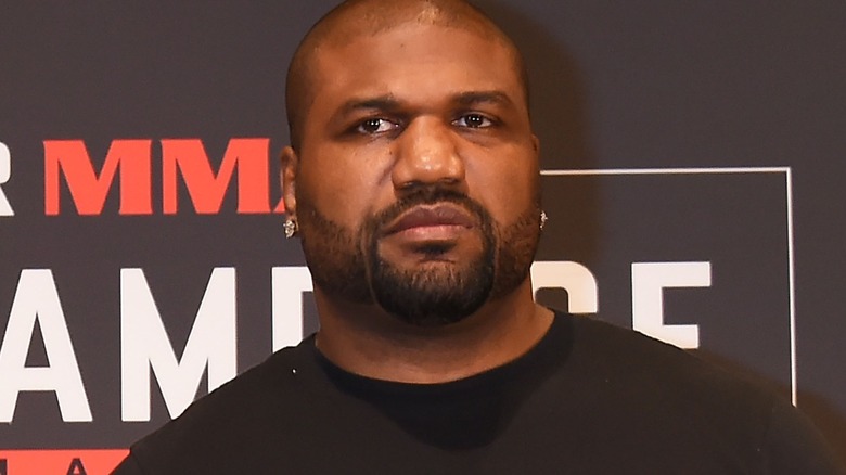 Rampage Jackson looking tough