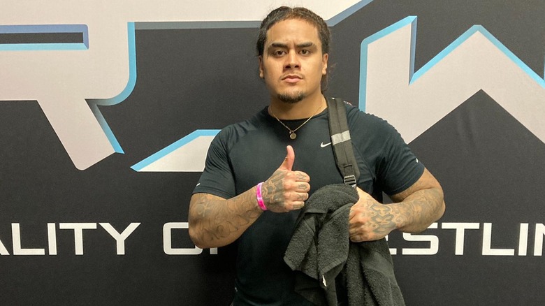 Zilla Fatu Poses After Joining ROW