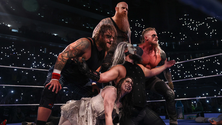 The Wyatt Sicks in the ring