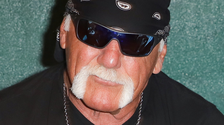 Hulk Hogan wearing sunglasses