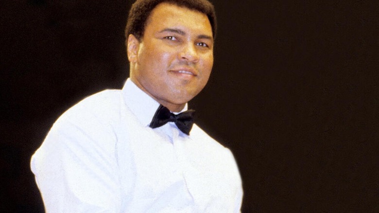Muhammad Ali as a WWE referee