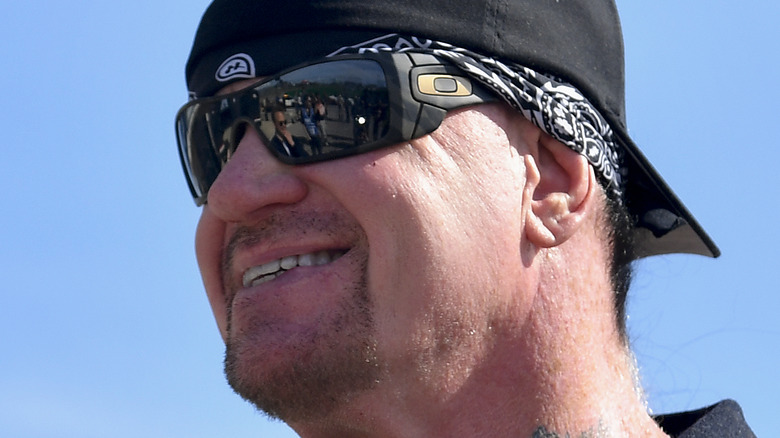 The Undertaker at a recent NASCAR race