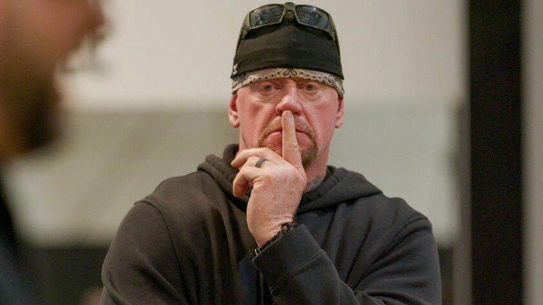 Undertaker coaching during 