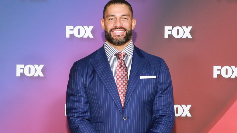 Roman Reigns smiling