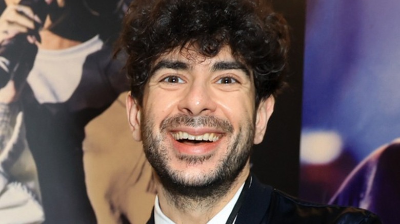 Tony Khan smiling