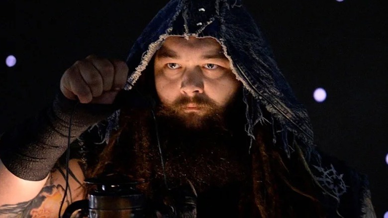 Bray Wyatt with a lantern