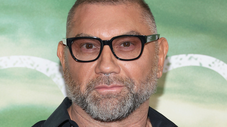 Dave Bautista on the red carpet