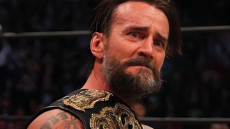 CM Punk At AEW Double Or Nothing