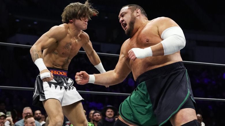 Hook and Samoa Joe on AEW Dynamite