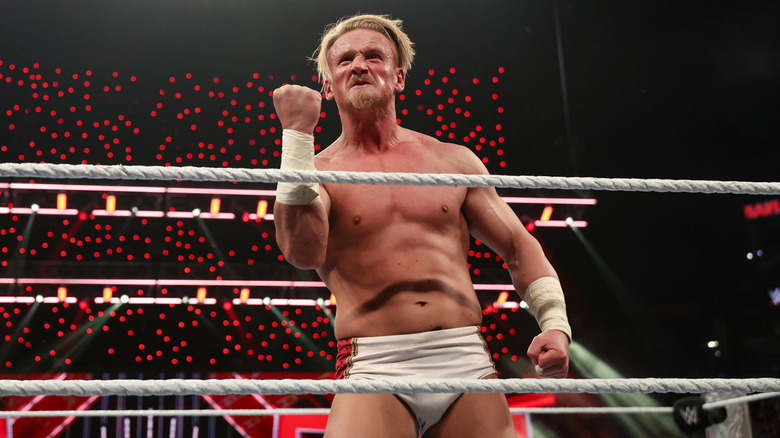 Ilja Dragunov in the ring on WWE Raw
