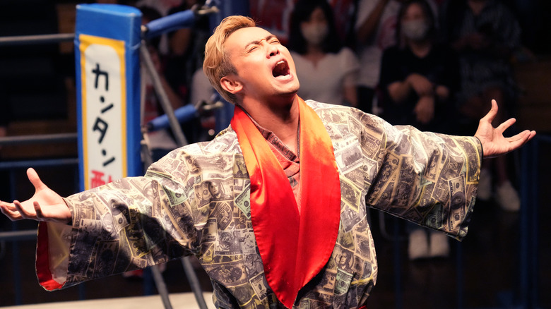 Kazuchika Okada shouting