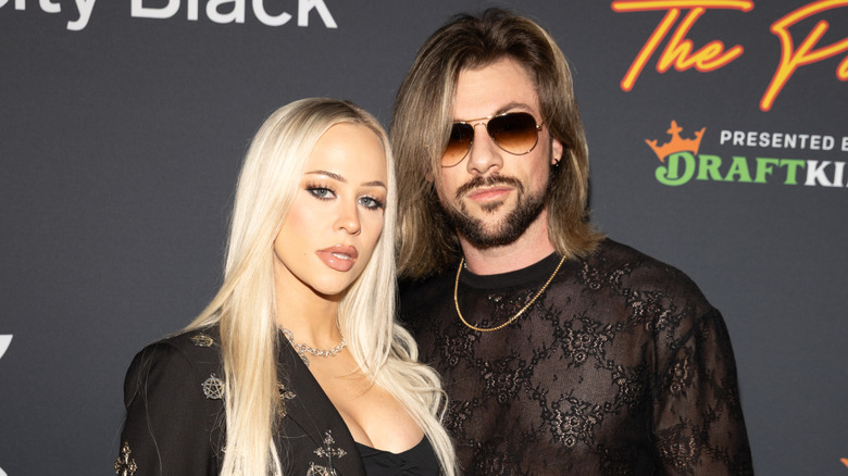 Penelope Ford and Kip Sabian posing on the red carpet
