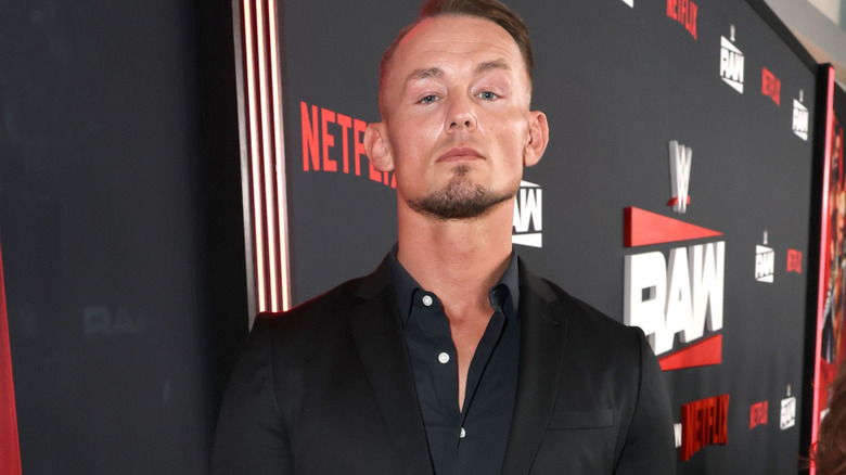 Ludwug Kaiser at the WWE Raw on Netlfix red carpet
