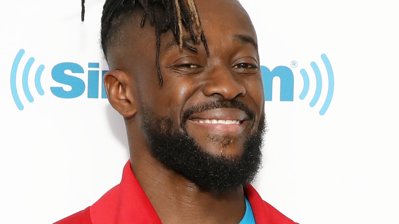 Kofi Kingston smiling