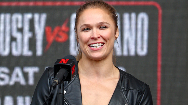 Ronda Rousey smiling