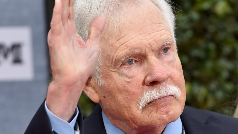 Ted Turner waving