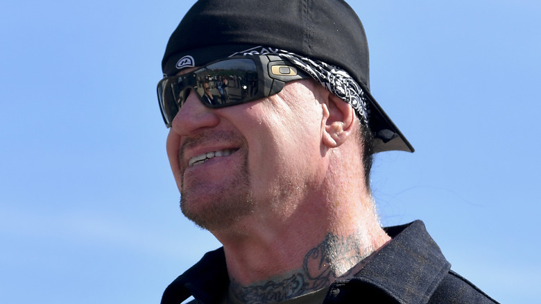The Undertaker smiling 