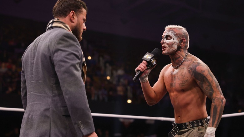 MJF and Darby Allin on AEW Dynamite
