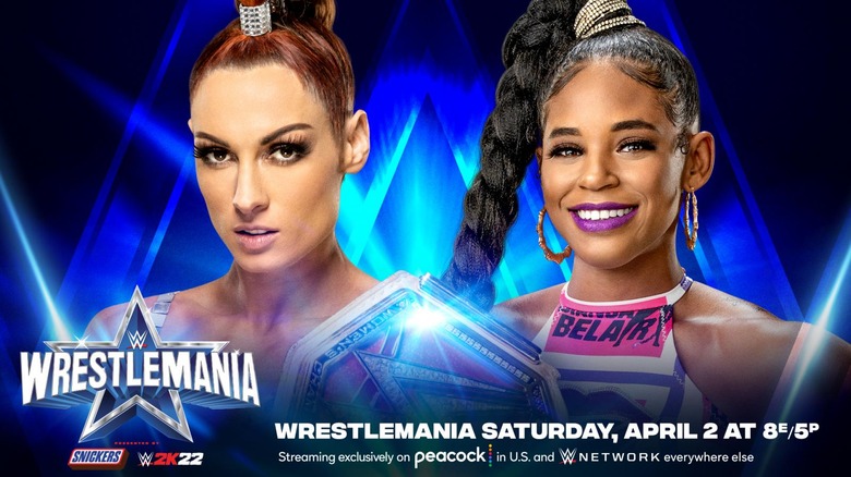 Becky Lynch vs Bianca Belair WrestleMania 38