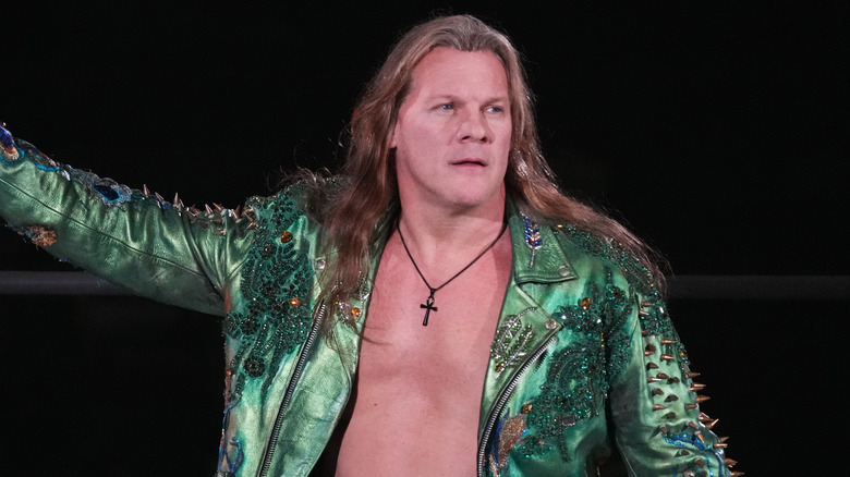 Chris Jericho walking to the ring