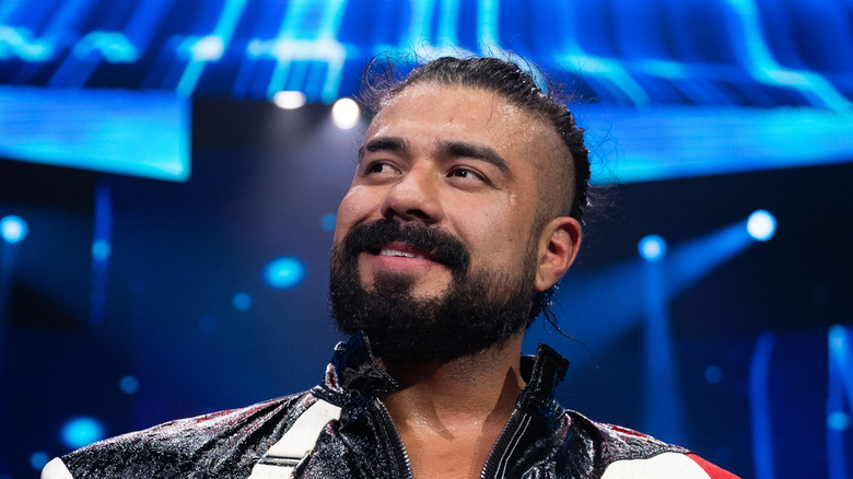 Andrade El Idolo smiling