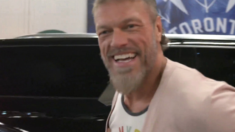 Edge arrives at Scotiabank Arena