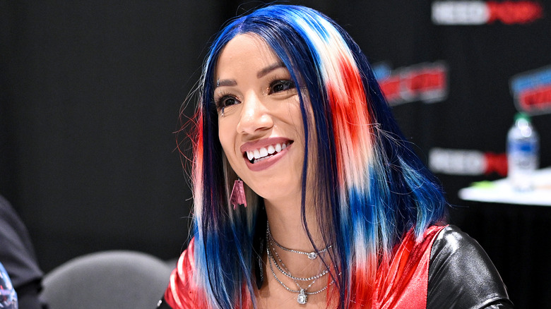Mercedes Mone smiling
